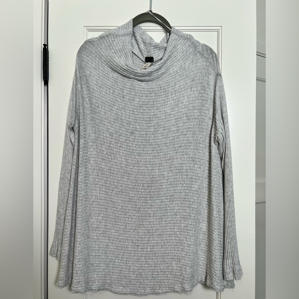 Free People Lover Rib Split Back Pullover (Small) - Picture 3 of 4